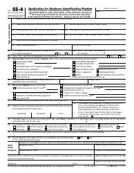 IRS Form SS-4 - Fill Out, Sign Online and Download Fillable PDF