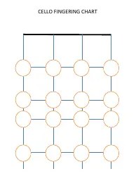 Cello Fingering Chart Download Printable PDF | Templateroller