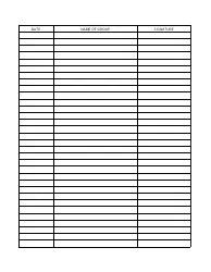 Aa/Na Meeting Attendance Sheet Template Download Printable PDF