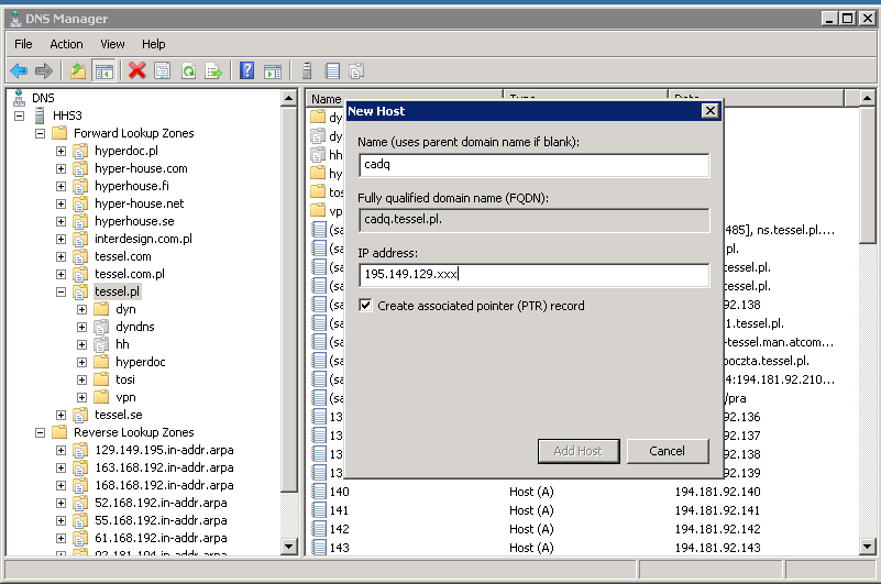 Reverse DNS Lookup