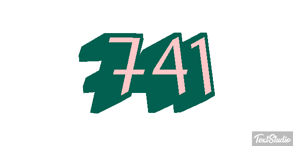 741 Number Animated GIF Logo Designs