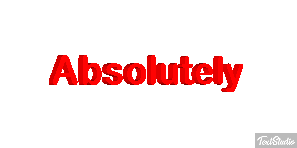 Absolutely Word Animated GIF Logo Designs