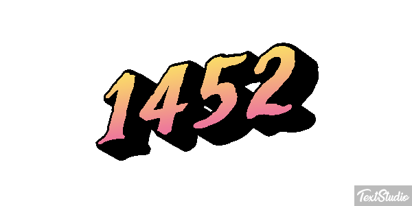 1452 Number Animated GIF Logo Designs