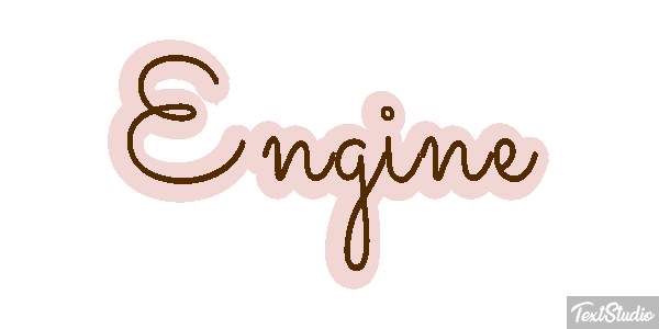 Engine Word Animated GIF Logo Designs