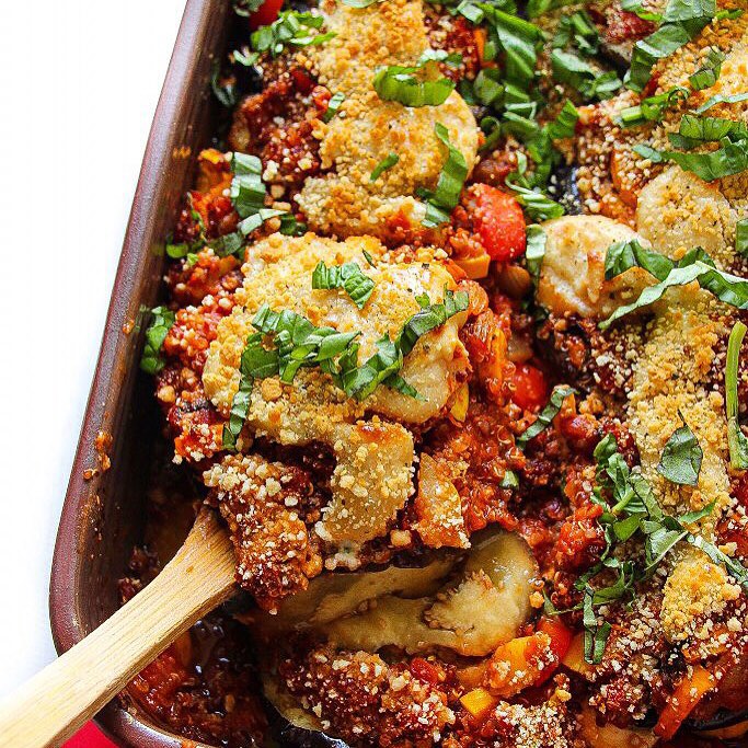 Eggplant, Parmesan, And Quinoa Bake (vegan) Recipe The Feedfeed