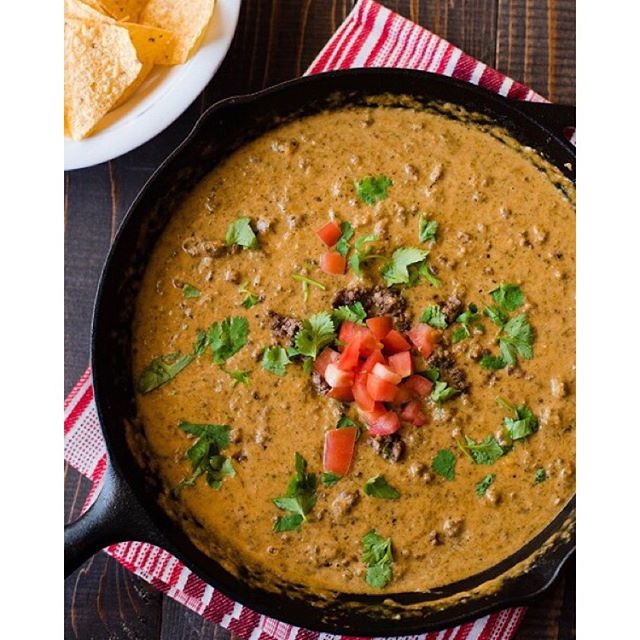 Spicy Beef Queso Dip Recipe The Feedfeed