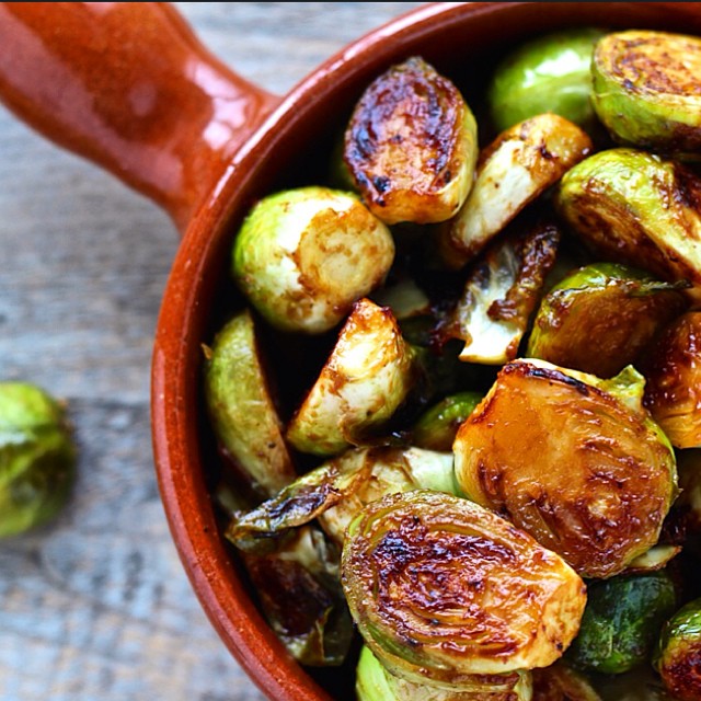 Miso Roasted Brussels Sprouts With Maple Syrup And Sriracha Recipe