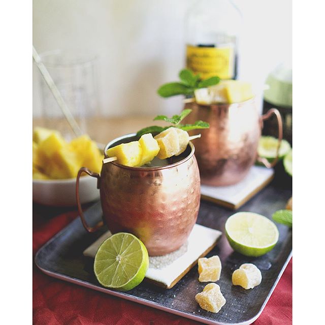 Pineapple & Jalapeno Tequila Mule recipe