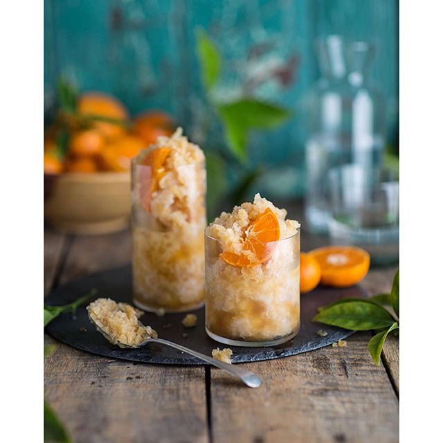 Gin & Tonic With Spiced Honey & Rooibos Tea Granita Recipe The Feedfeed