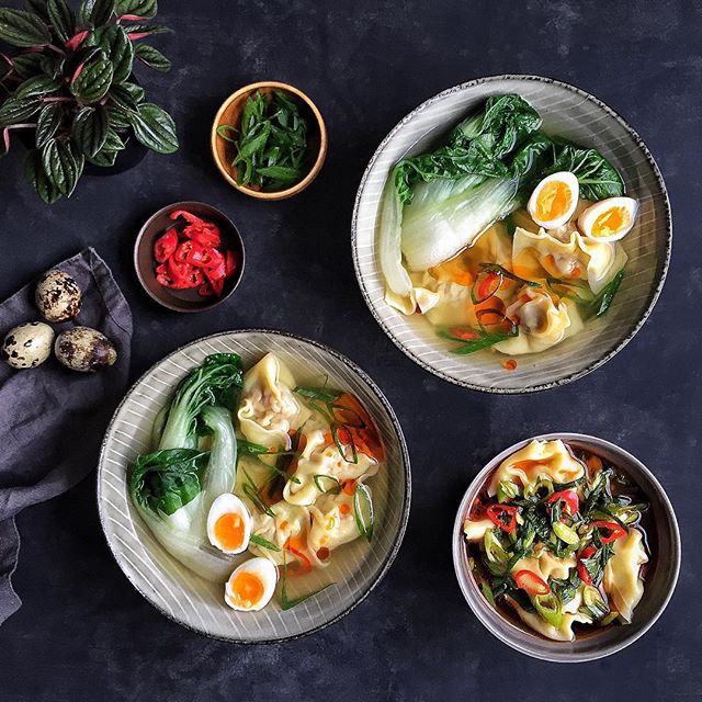 Pork & Ginger Potstickers With Chili Dipping Sauce (gyoza) The Feedfeed
