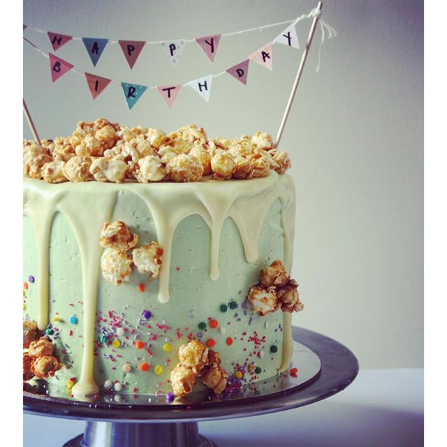 Toffee Apple Popcorn Cake by bakesbyjean Quick & Easy Recipe The