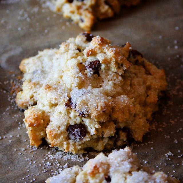 Dried Cherry, Chocolate, & Almond Scones Recipe The Feedfeed