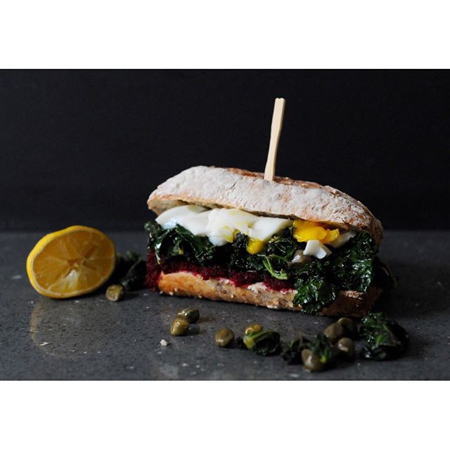 Kale And Egg Sandwich by adrianajurisa Quick & Easy Recipe The Feedfeed