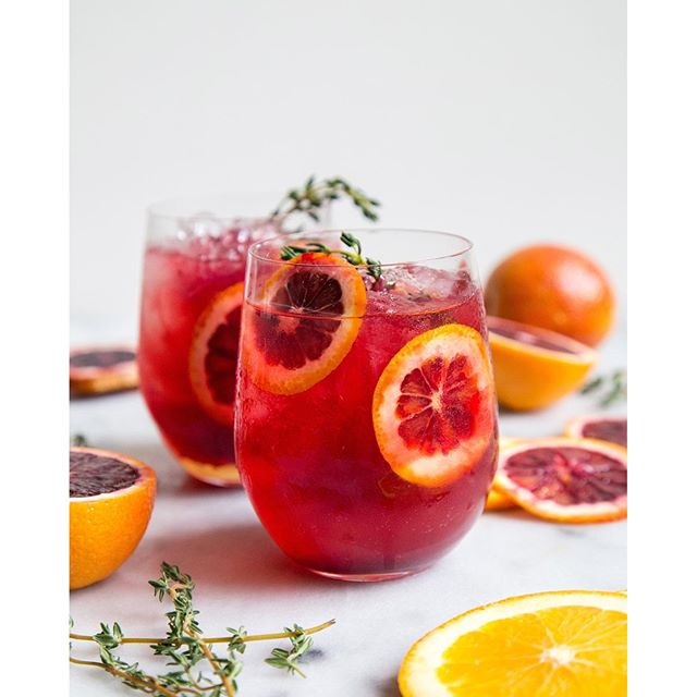 Blood Orange Elderflower Gin Cocktail With Citrus Recipe The Feedfeed