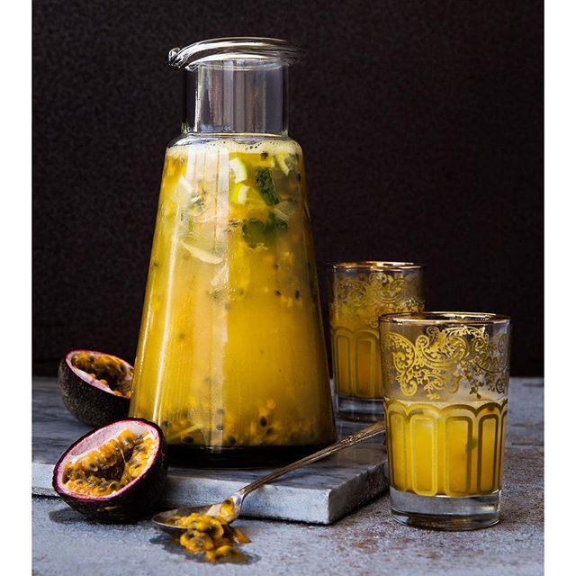 Passion Fruit Cocktail Muddled With Mint And Vodka Recipe The Feedfeed
