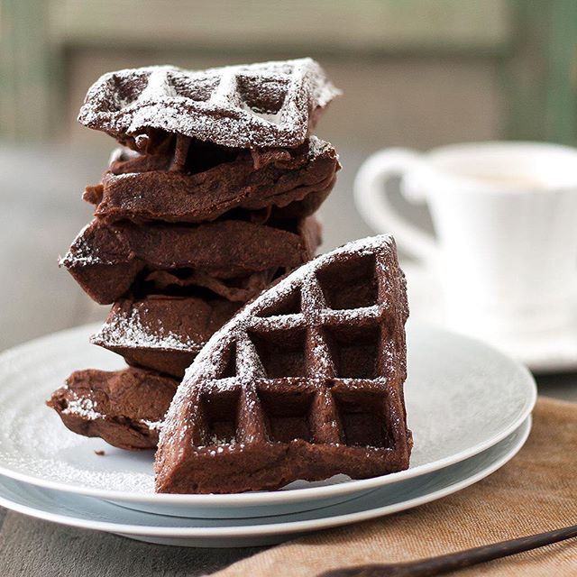 Brownie Waffles by hap_en_tap Quick & Easy Recipe The Feedfeed
