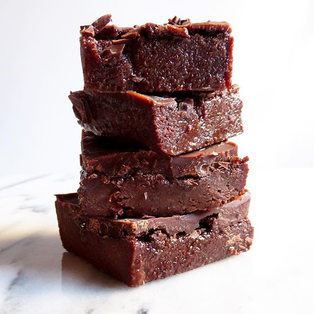 No Bake Fudgy Sea Salt Brownies Recipe The Feedfeed