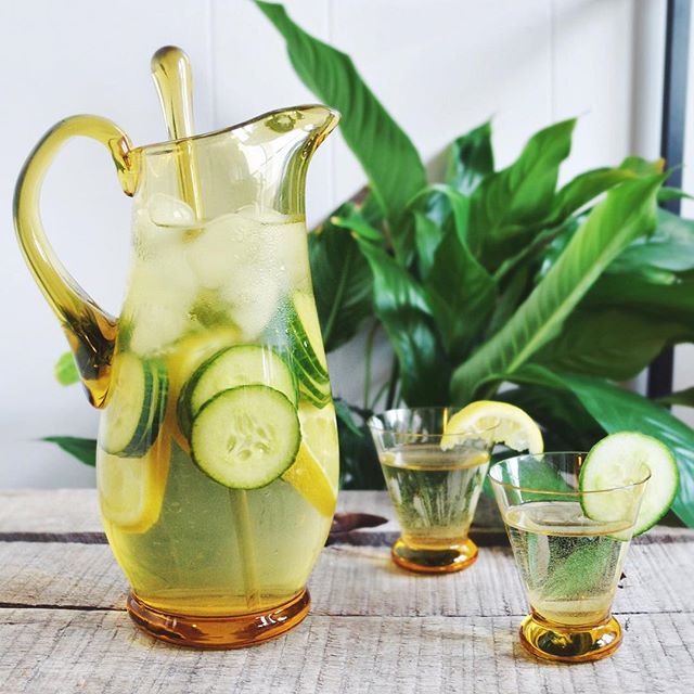 Cucumber Lemon Infused Water Recipe The Feedfeed
