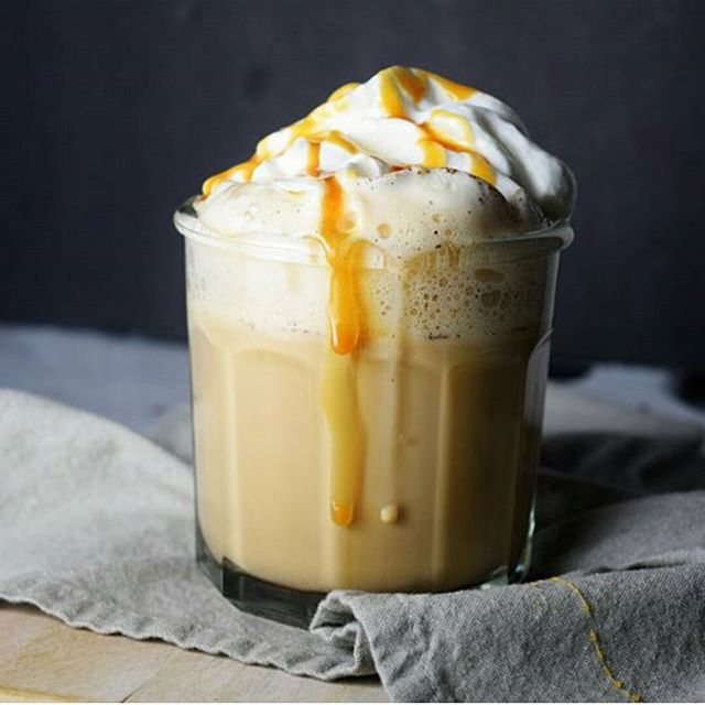 Easy Caramel Latte With Whipped Cream Recipe The Feedfeed