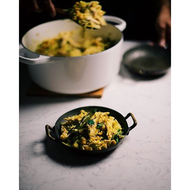 Ginger And Turmeric Spiced Chickpeas & Chicken Pilaf by progresso