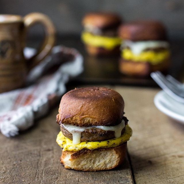 Turkey Sausage And Egg Breakfast Sliders by thekentuckygent Quick & Easy Recipe The Feedfeed