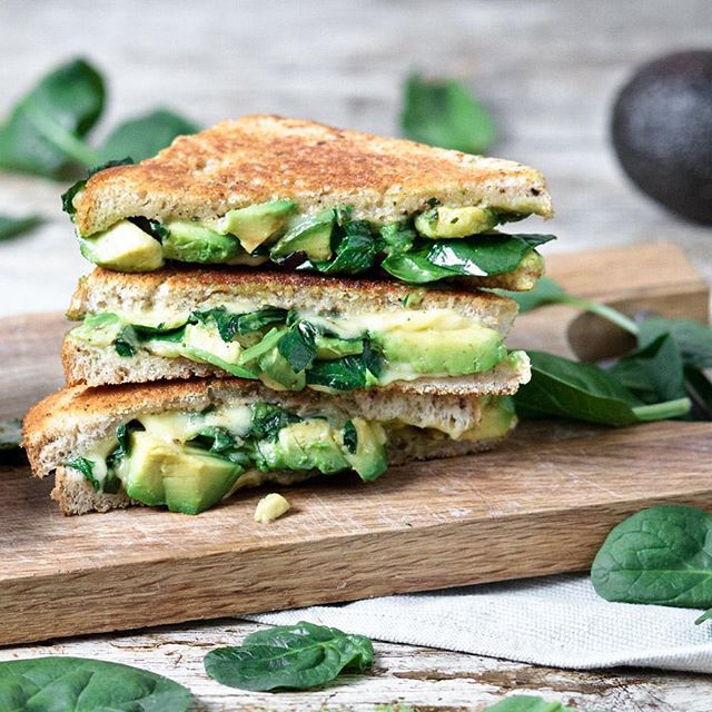 Avocado, Spinach, And Pesto Grilled Cheese Recipe The Feedfeed