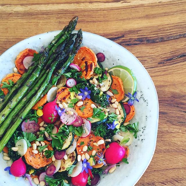 Plated Mixed Vegetable Salad Recipe The Feedfeed