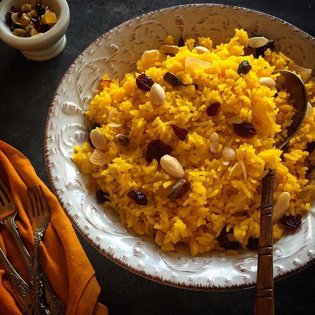 Sweet Yellow Rice Pudding (zarda) Recipe The Feedfeed