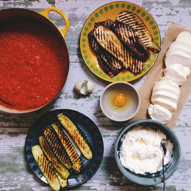 Zucchini & Eggplant Goat Cheese Lasagna Recipe The Feedfeed