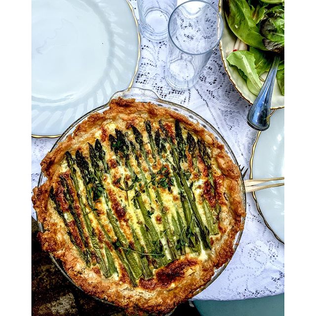Asparagus, Leek And Gruyere Quiche Recipe The Feedfeed