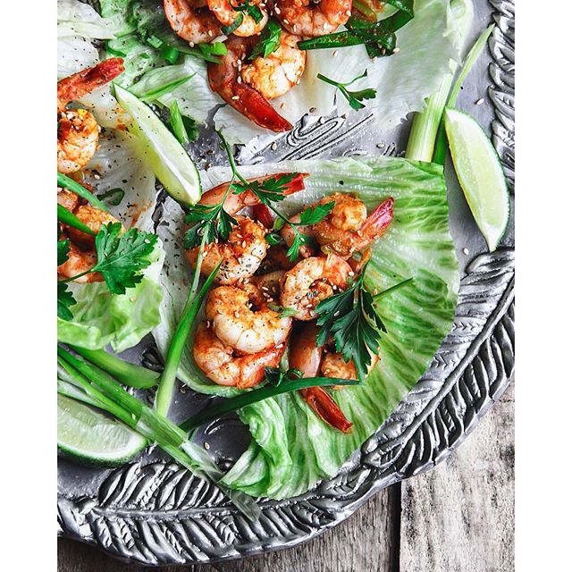 Cajun Shrimp Lettuce Wraps Recipe The Feedfeed