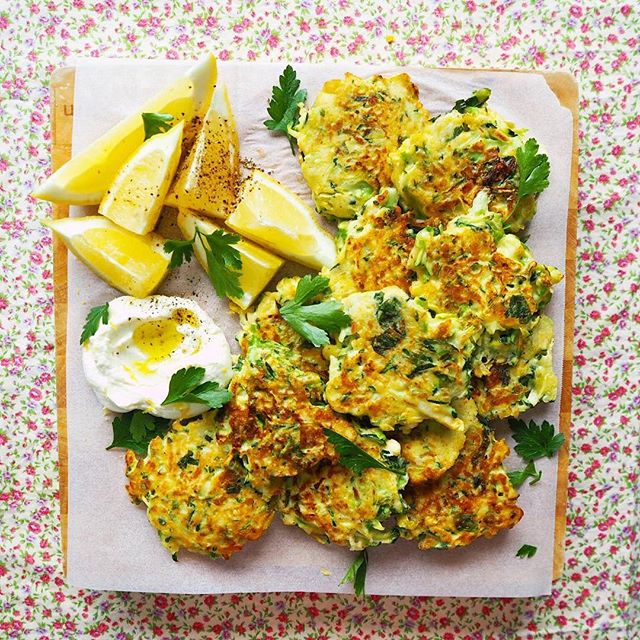 Brussel Sprouts And Halloumi Fritters Recipe The Feedfeed