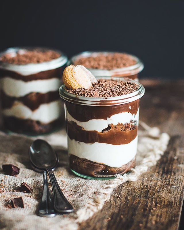 Chocolate Ganache Tiramisu Jars by pretty_simple_sweet Quick & Easy Recipe The Feedfeed
