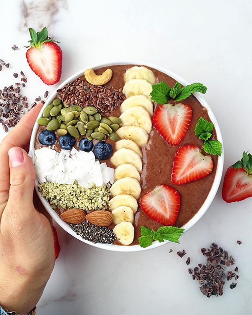 Cauliflower And Chocolate Smoothie Bowl Recipe The Feedfeed