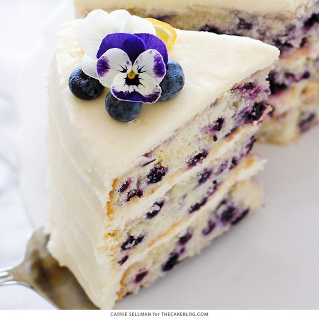 Lemon Blueberry Layer Cake Recipe The Feedfeed