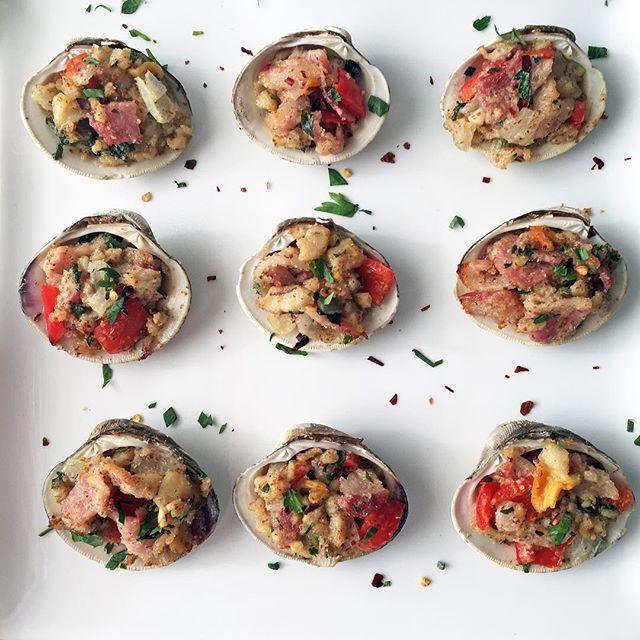 Spanishstyle Baked Stuffed Clams Whole30 Recipe The Feedfeed