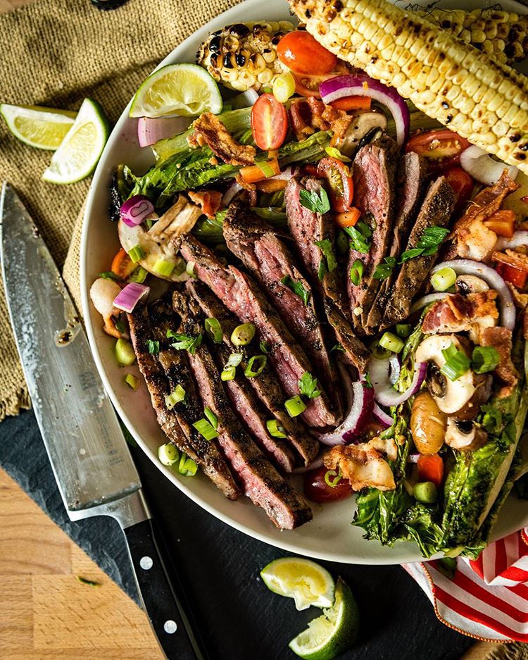 Grilled Flank Steak Salad Recipe The Feedfeed