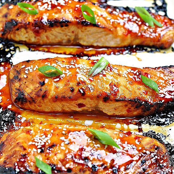 Sticky Sweet Chili Grilled Salmon Recipe The Feedfeed