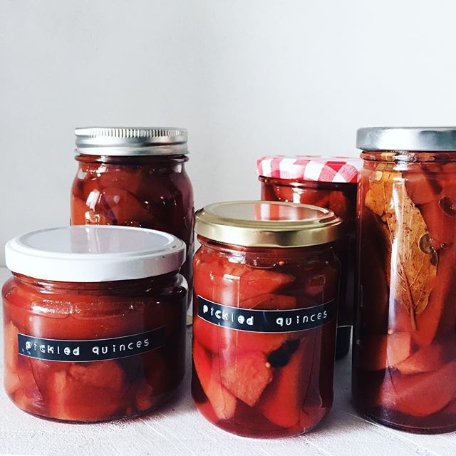 Pickled Quinces Recipe The Feedfeed
