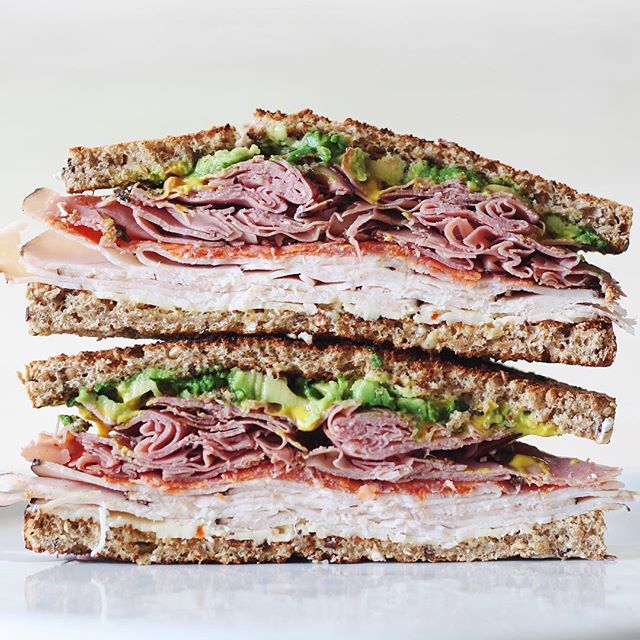 Turkey, Soppressata, Montreal Style Smoked Meat, Avocado And Mustard