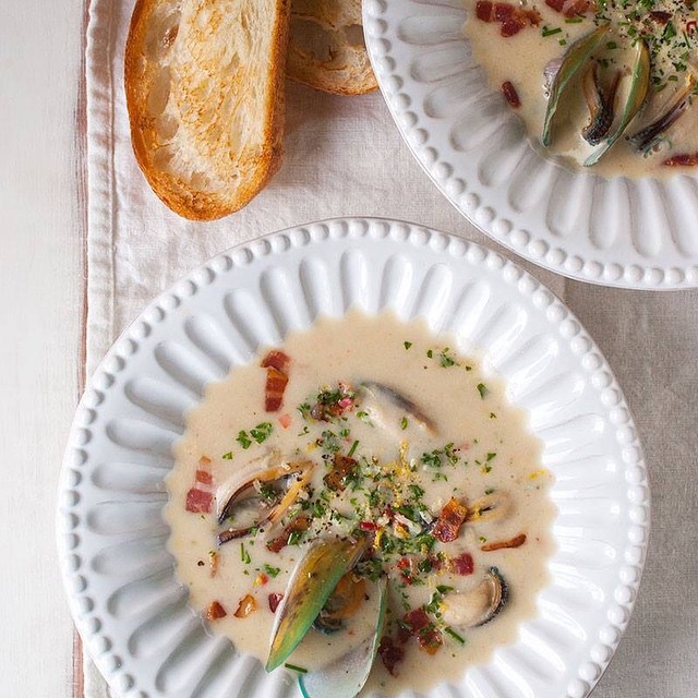 New Zealand Mussel Chowder recipe by Sheryl Nicholson The Feedfeed