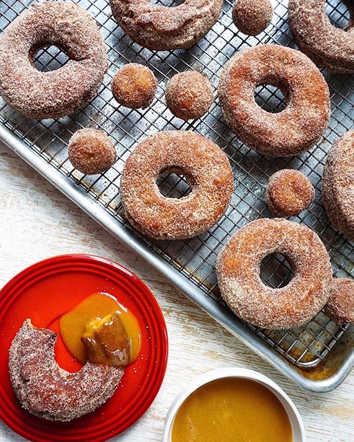 Apple Cider Doughnuts With Cinnamon Sugar by thefeedfeed Quick & Easy
