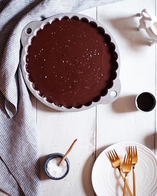 Sea Salted Chocolate Tart Recipe The Feedfeed