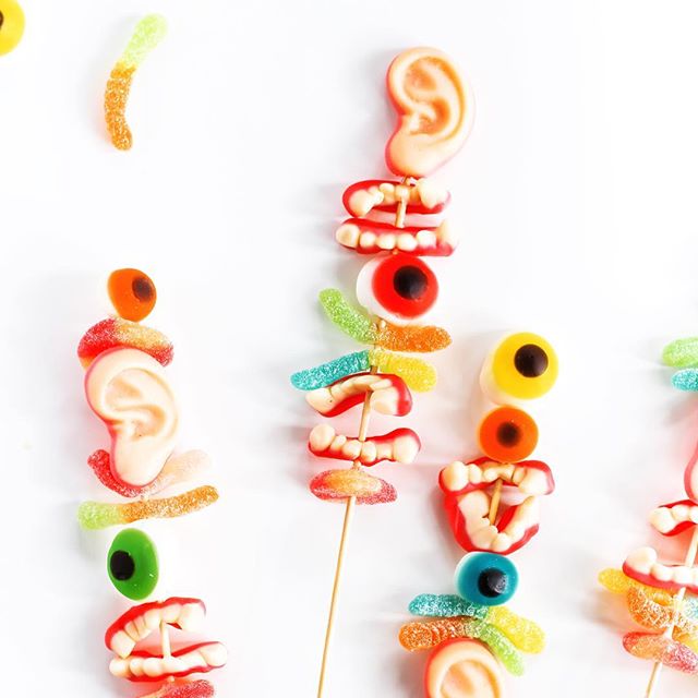 Halloween Monster Candy Kabobs by thesaltycanary Quick & Easy Recipe