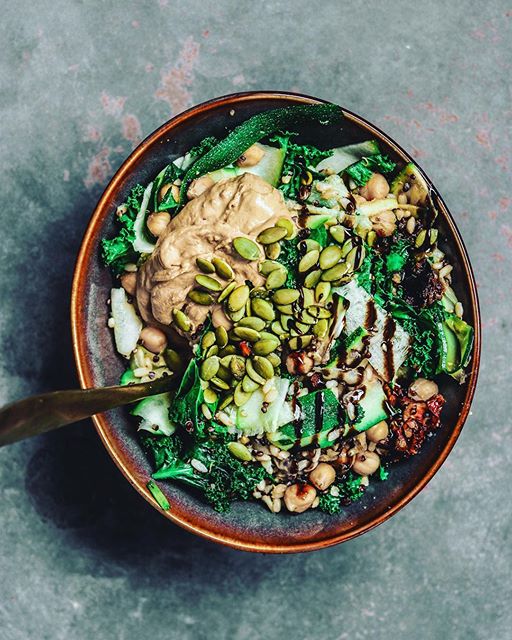 Kale And Brown Rice Bowl Recipe The Feedfeed