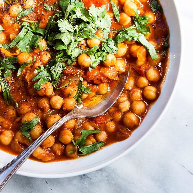 Moroccan Chickpea Tagine With Seven Spices And Tomatoes Recipe The