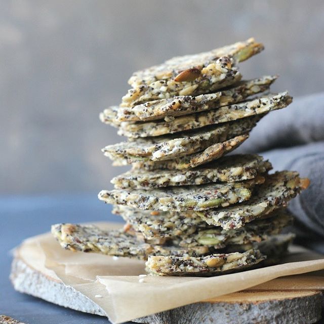 Seed & Oat Crackers Recipe The Feedfeed