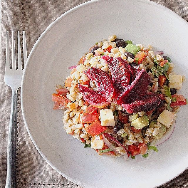 Mexican Inspired Farro Salad Recipe The Feedfeed