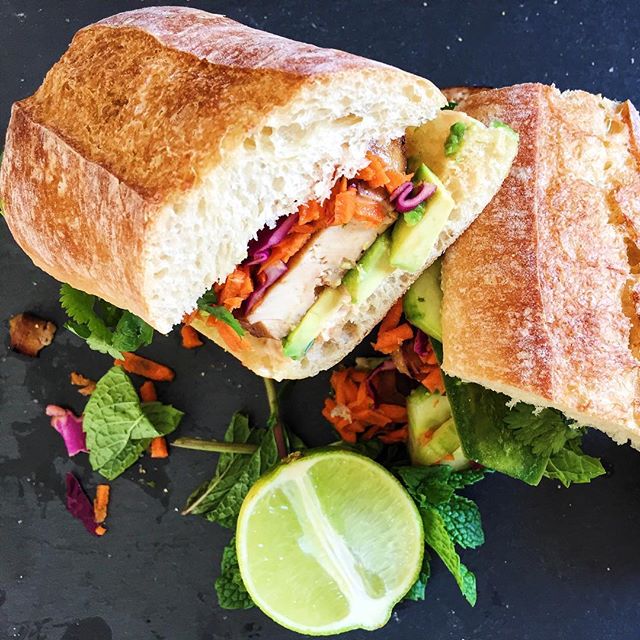 Tofu & Vegetable Banh Mi Sandwich by cheflaurenkretzer Quick & Easy
