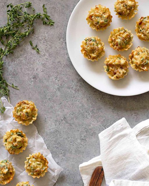 Caramelized French Onion Tartlets by girl_versus_dough Quick & Easy